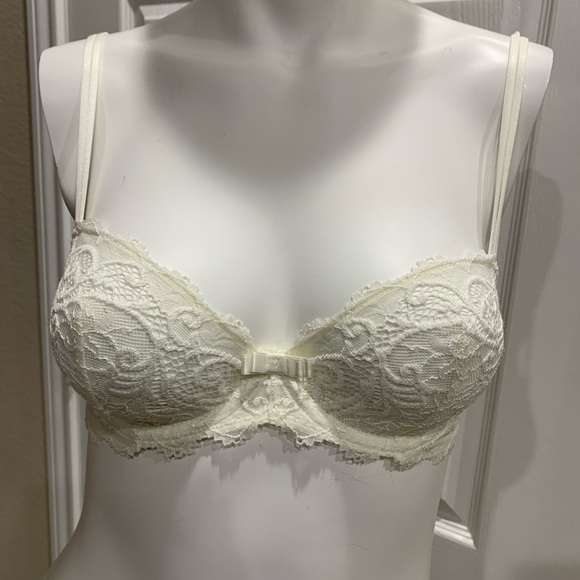 Simone Perele Ivory Lace Bra Size 32C - Picture 1 of 8